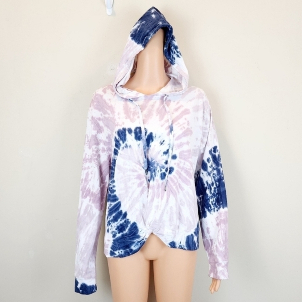 C&C California Tie-Dye Long Sleeve Hooded Sweatshirt